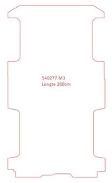 Renault Trafic Lange wielbasis, 2 schuifdeuren - pasvorm