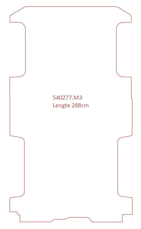 Opel Vivaro B Lange wielbasis, 2 schuifdeuren - pasvorm
