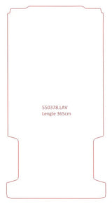 Laadruimtemat Fiat Ducato - Lengte 3 (365 cm)