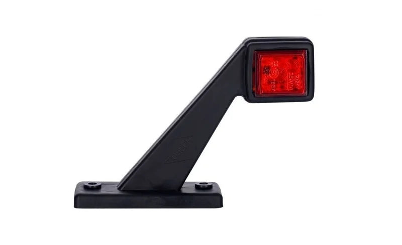 LED Breedtelamp links rood/wit 12/24v 50cm kabel | MB-4661RW