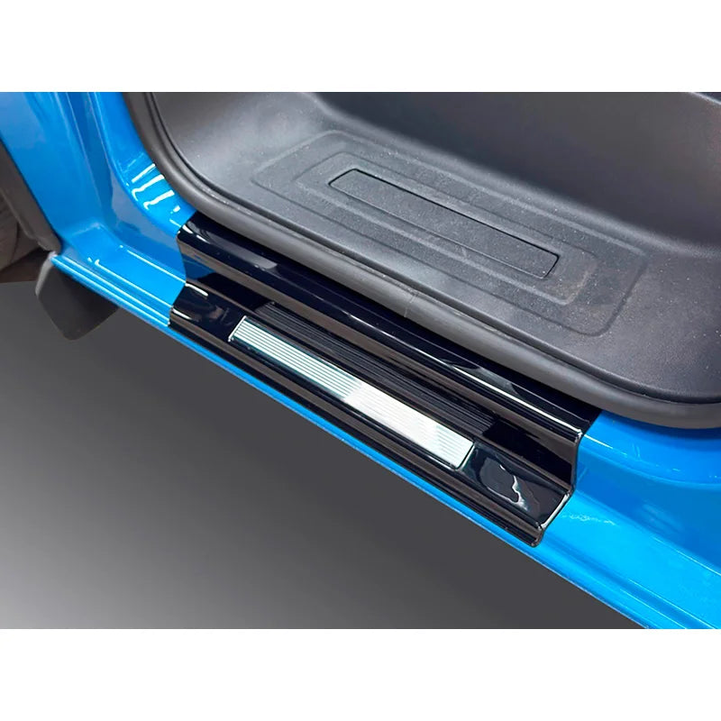 RGM Instaplijsten passend voor Ford Transit Custom / Tourneo Custom 2023- & Volkswagen Transporter T7 2024- - set à 2 stuks (ABS & Roestvrij staal)