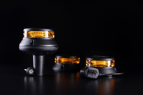 Ambra zwaailamp led met magneetvoet/sigarettenstekker - Strakkebus.nl