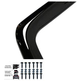 Achterbumperskirts (Hoeken) passend voor Volkswagen Transporter T7 2024- & Ford Transit Custom (V710) 2023- - Glanzend zwart