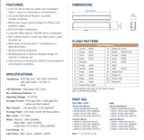 Narrow-Line, 6 led, Verticale montage- Amber