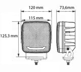 Ollson Silverback 80 watt LED werklamp met WIT positielicht, 5600 lumen