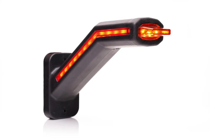LED Breedtelamp rechts excl. knipperlicht, clear lens 12-24v