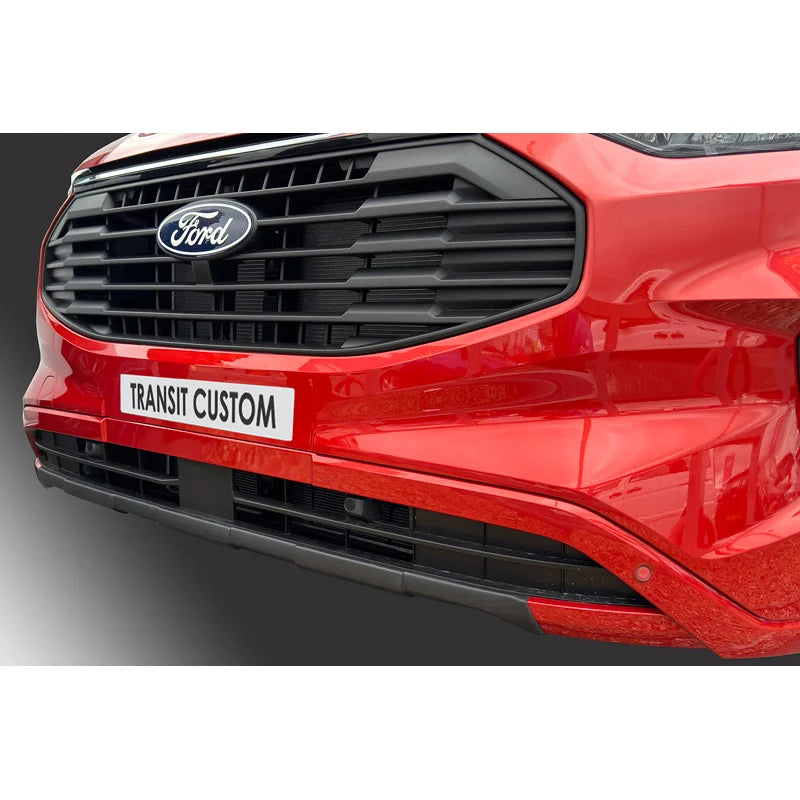 Voorspoiler 'Skid-Plate' passend voor Ford Transit Custom / Tourneo Custom 2023- Zwart (ABS)