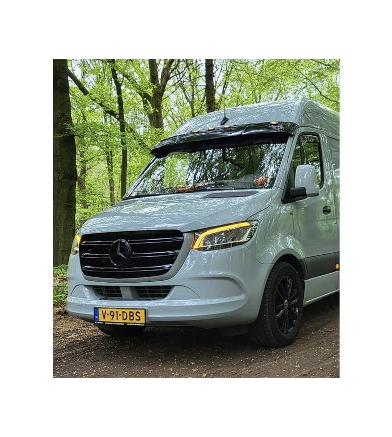 Dagrijverlichting - Matronics - DRL - Amber - 12V - Set - Mercedes - Sprinter - LED koplampen - 2018+