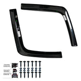 Achterbumperskirts (Hoeken) passend voor Volkswagen Transporter T7 2024- & Ford Transit Custom (V710) 2023- - Glanzend zwart