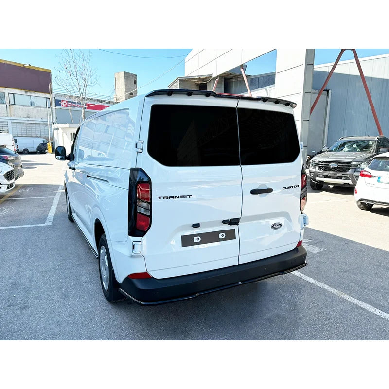 Dakspoiler passend voor Ford Transit Custom (V710) 2023- & Volkswagen Transporter T7 2024- (met 2 achterdeuren) (PU)