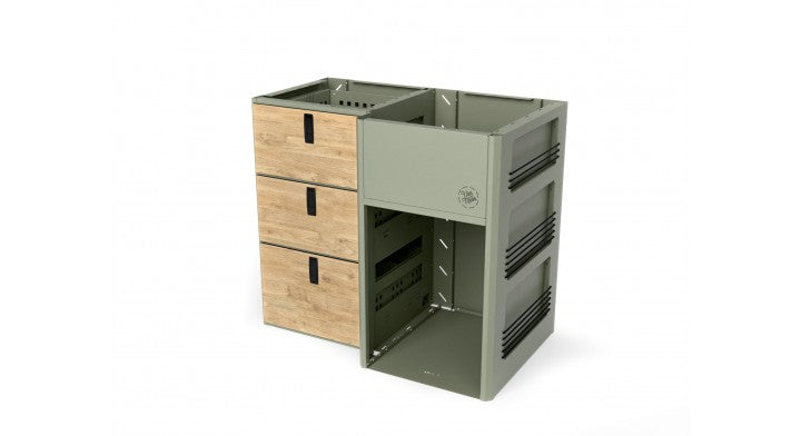 Moon Kitchen Solid Model 32 RAL 7033 detail