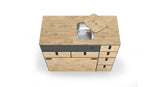 Werkblad Moon Kitchen Solid Model 8 gootsteen rechts detail
