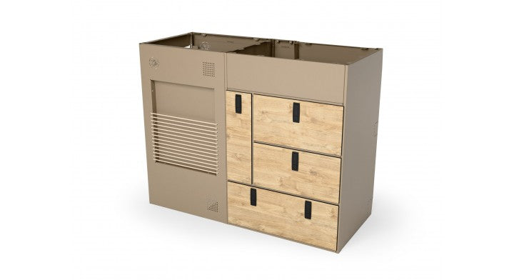Moon Kitchen Solid Model 2 RAL 1019 detail