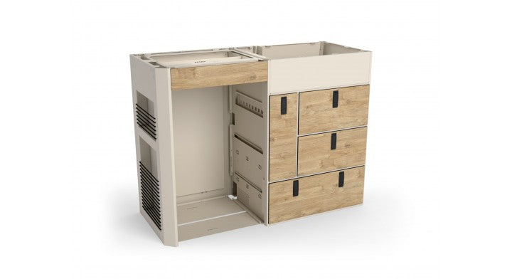 Moon Kitchen Solid Model 3 RAL 9001 met lade