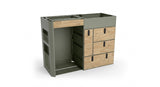 Moon Kitchen Solid Model 3 RAL 7033 met lade
