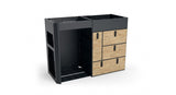 Moon Kitchen Solid Model 3 RAL 7021 zonder lade