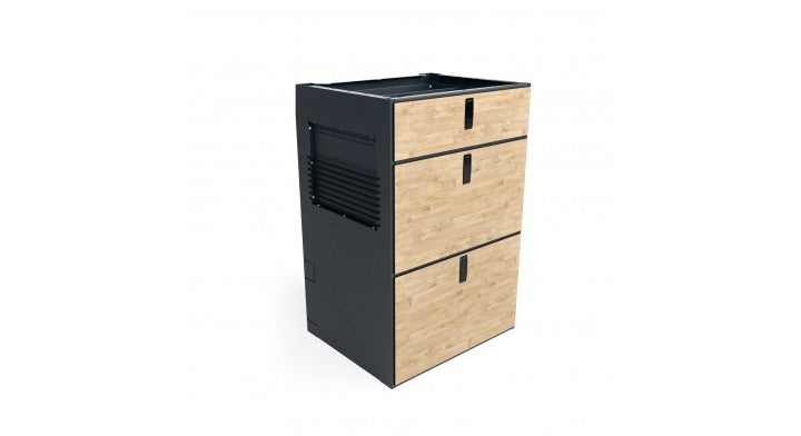 Moon Kitchen Solid Model 60 RAL 7021 detail