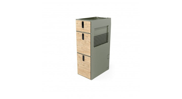 Moon Kitchen Solid Model 63 RAL 7033 detail