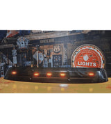 Zonneklep met amber LED-verlichting